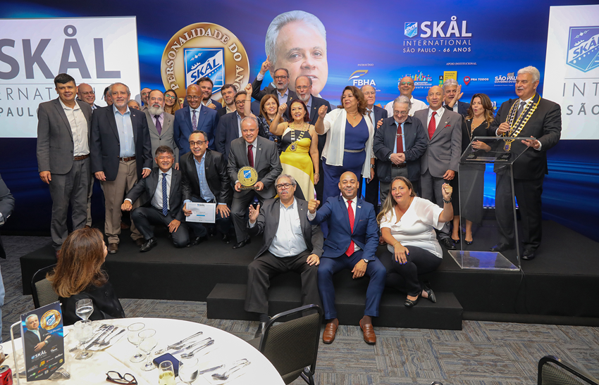 Skålleagues at the event. Skål International São Paulo faces the challenge of doubling its size by 2022.